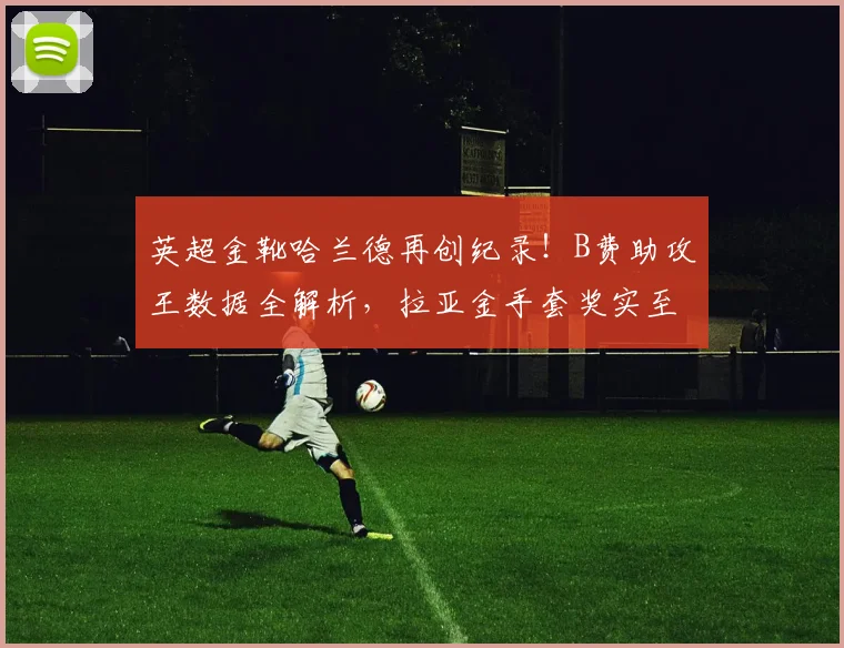 英超金靴哈兰德再创纪录！B费助攻王数据全解析，拉亚金手套奖实至名归